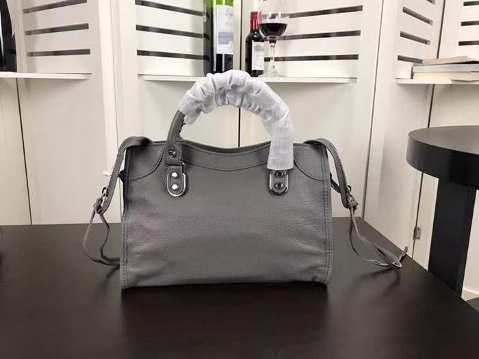 BALENCIAG巴黎世家 原單品質 經典機車 原版山羊皮銀邊 包邊五金款 手提肩背斜挎包  BL1417